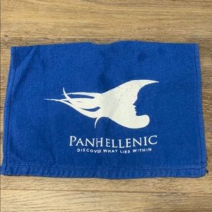 panhellenic hand towel